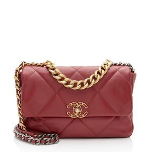 Chanel Goatskin 19 Large Flap Shoulder Bag